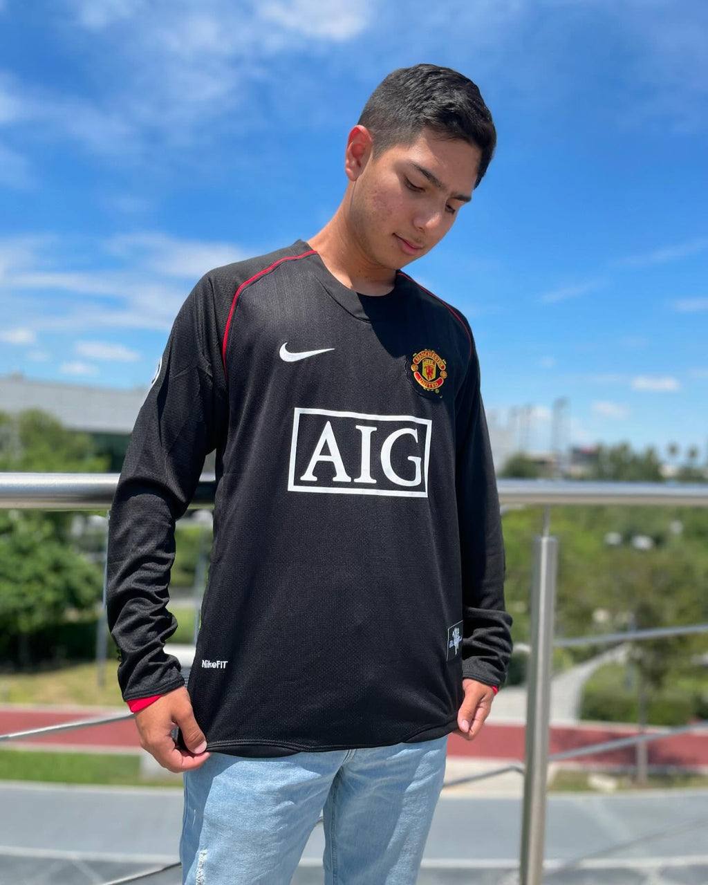 Ronaldo 2008 - MANCHESTER UNITED Manga Larga Visitante