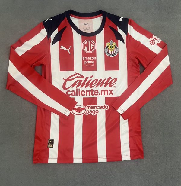 CHIVAS 2025-26 LOCAL MANGA LARGA AFICIONADO