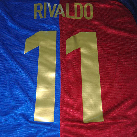 RIVALDO #11BARCELONA  1998/1999 LOCAL MANGA LARGA