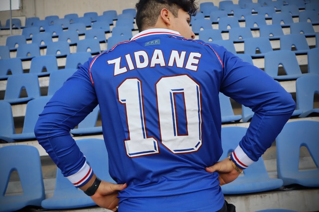 ZIDANE #10 1998 - FRANCIA LOCAL Manga Larga WORLD CUP EDITION