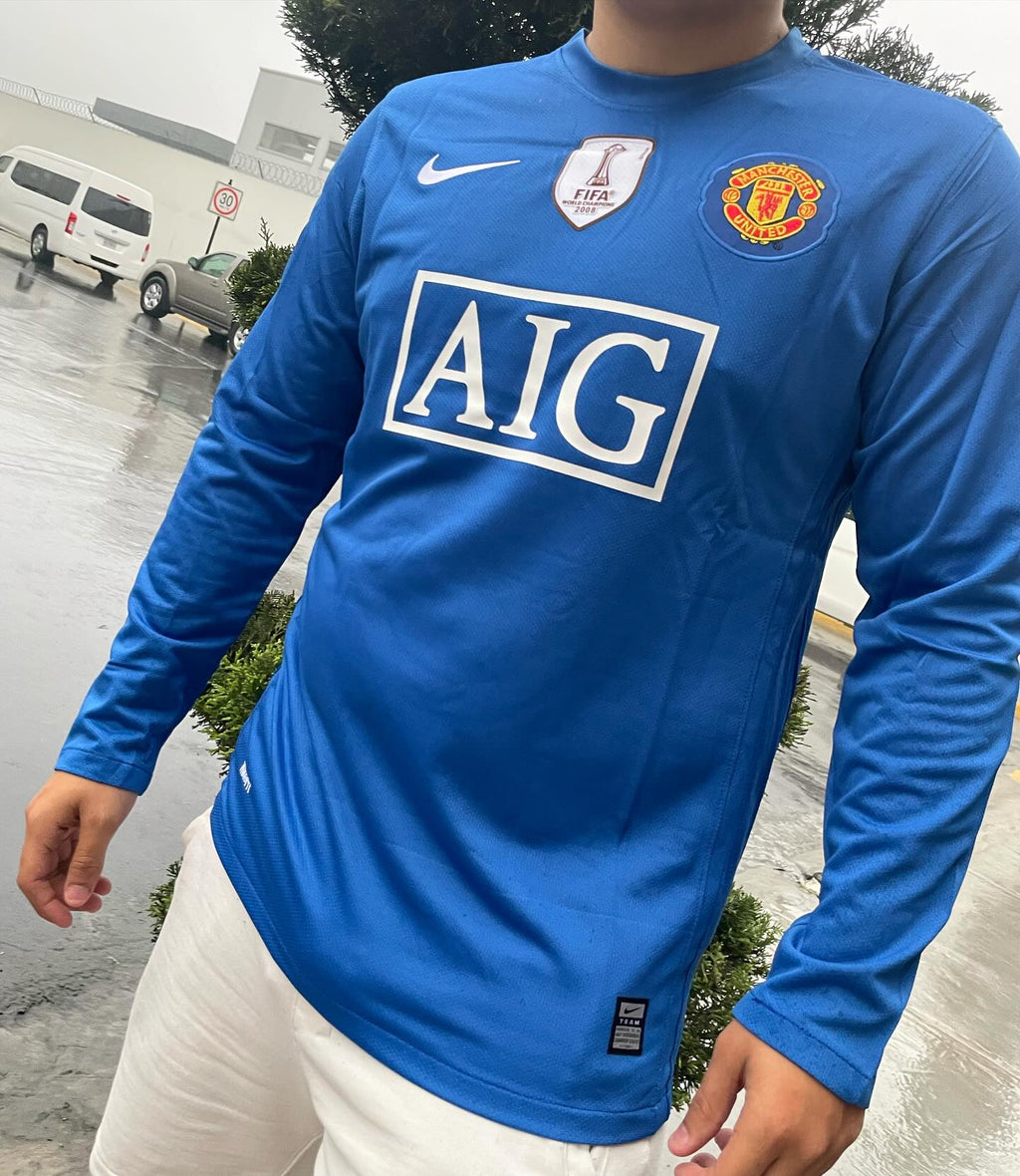 RONALDO #7 MANCHESTER UNITED 2007/2008 JERSEY MANGA LARGA