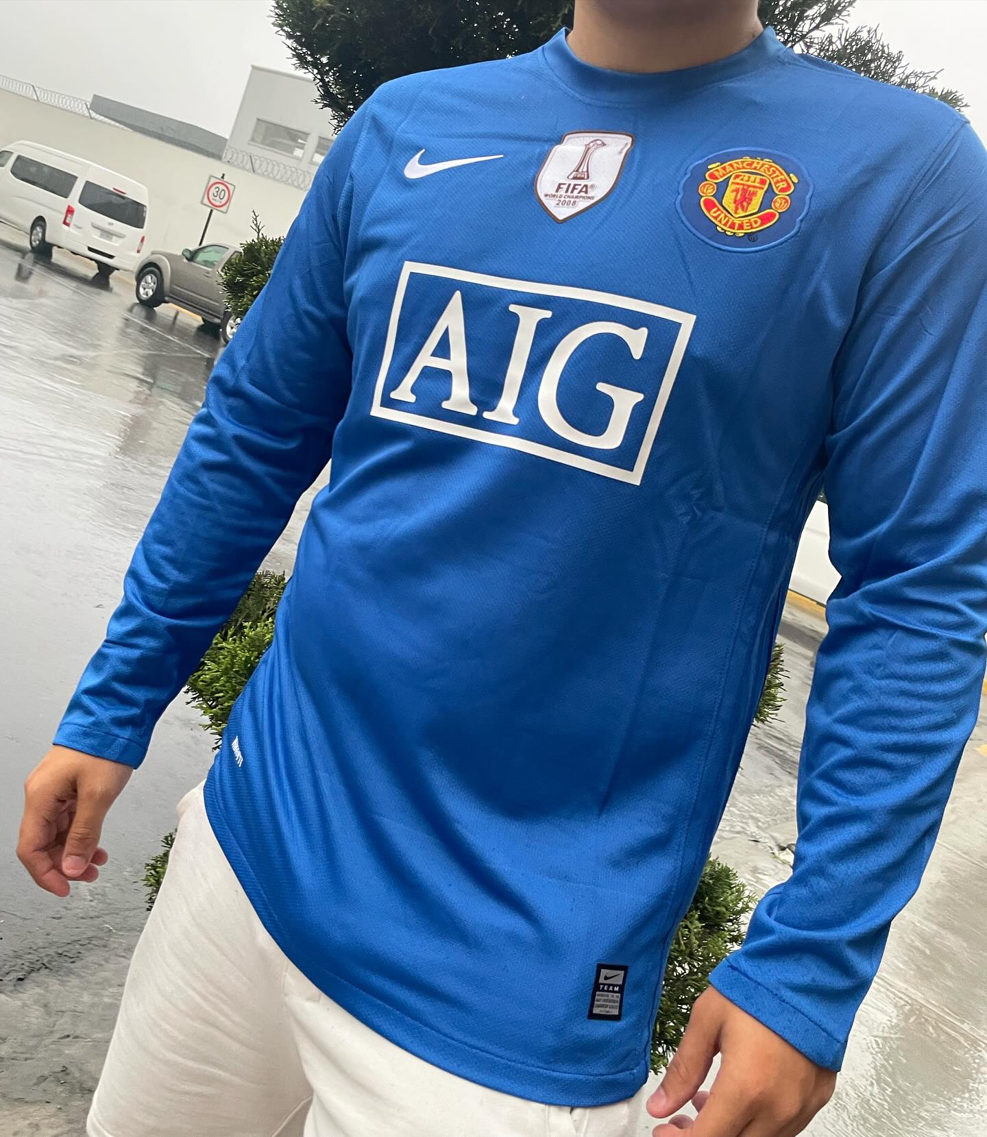 RONALDO #7 MANCHESTER UNITED 2007/2008 JERSEY MANGA LARGA