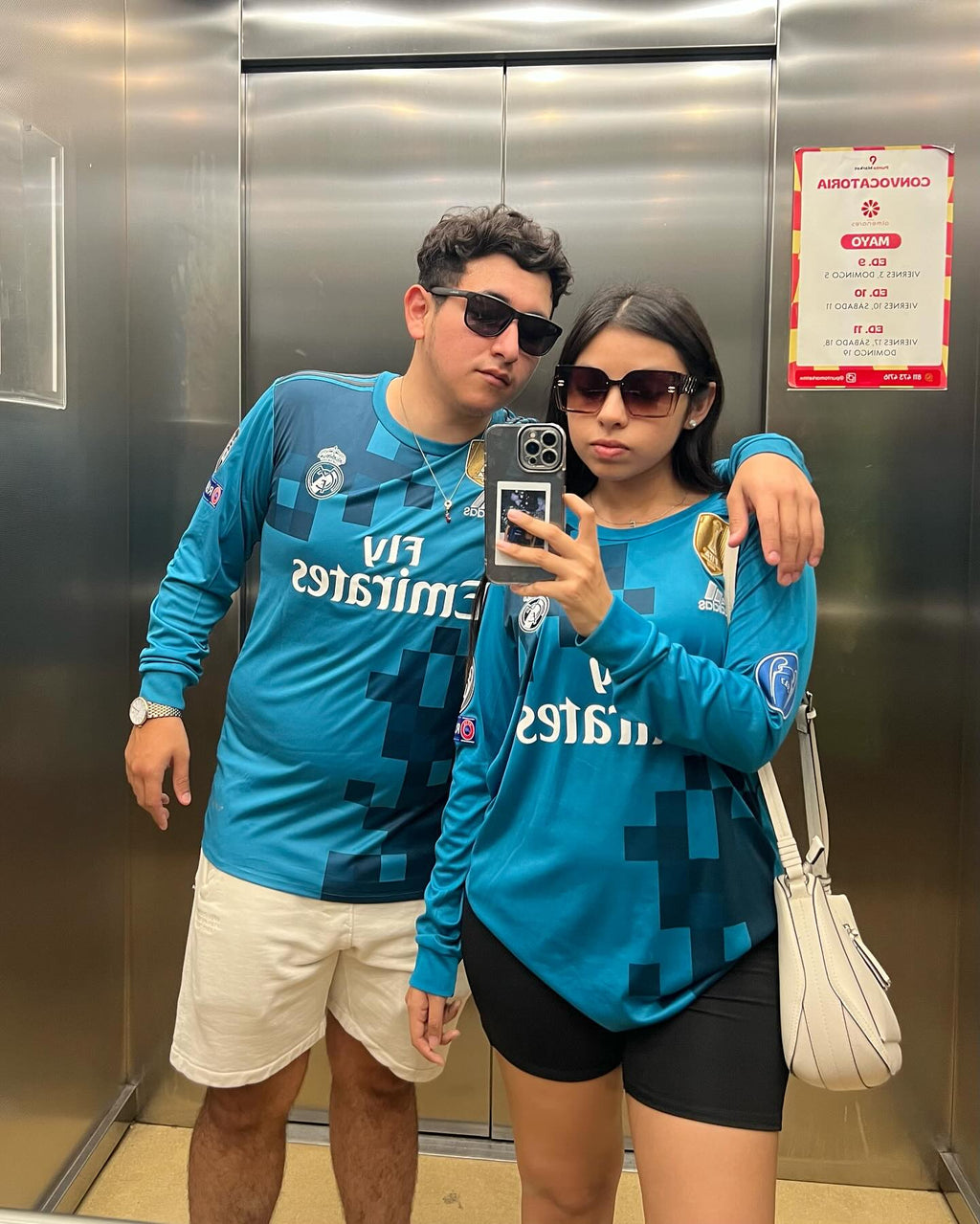 RONALDO#7 REAL MADRID 2017 VISITANTE JERSEY MANGA LARGA