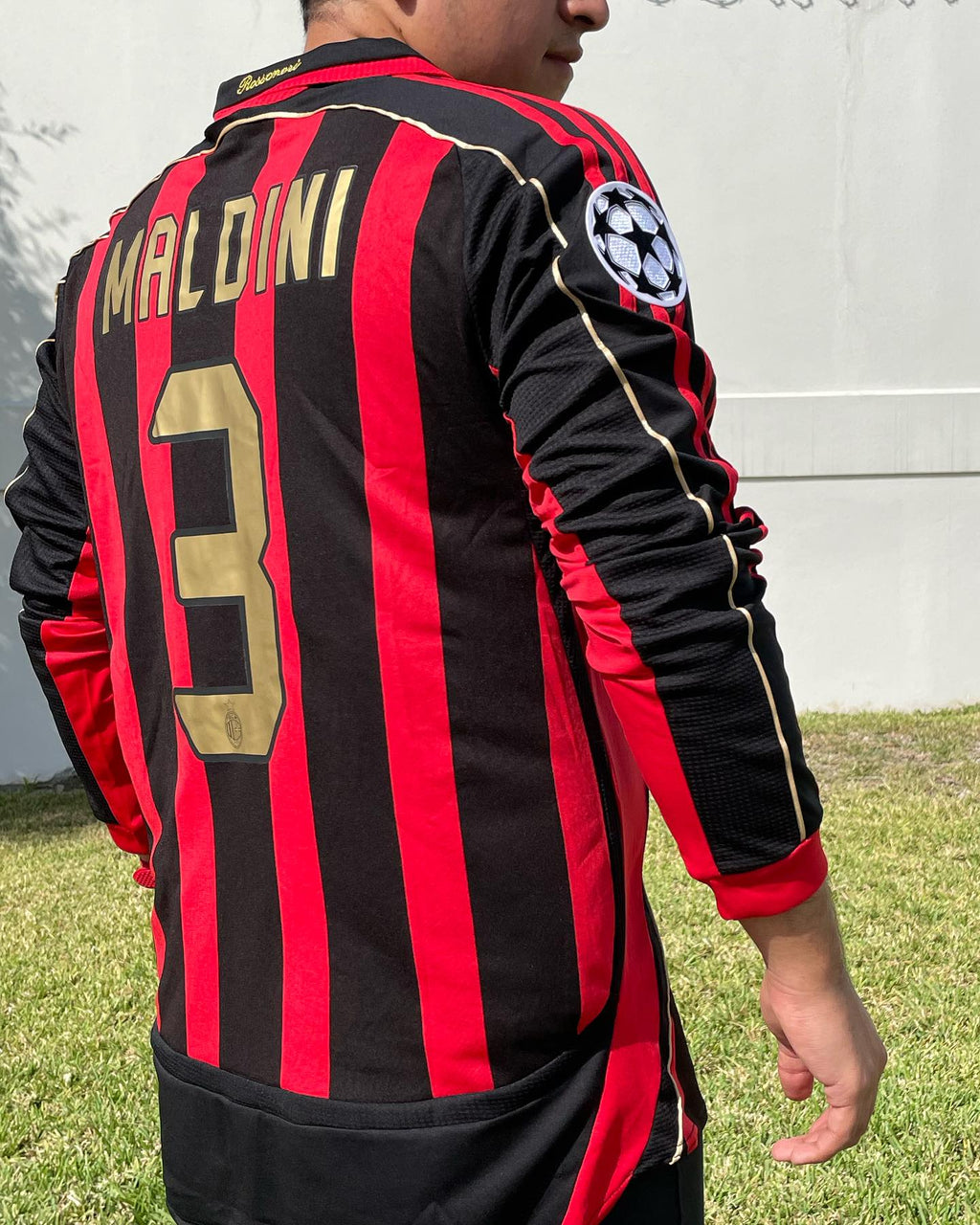 AC MILAN 2006/2007 LOCAL MANGA LARGA MALDINI #3