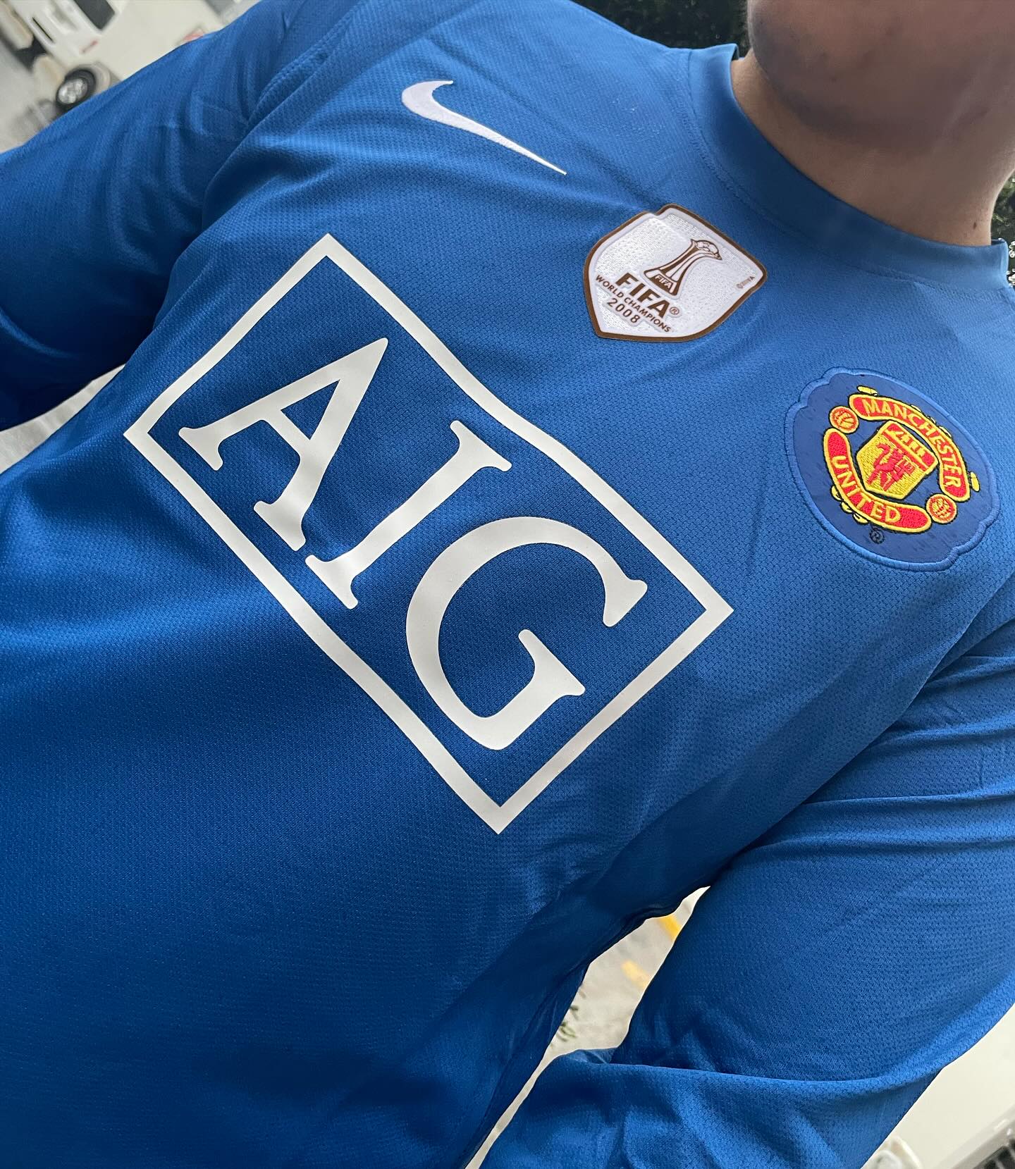 RONALDO #7 MANCHESTER UNITED 2007/2008 JERSEY MANGA LARGA