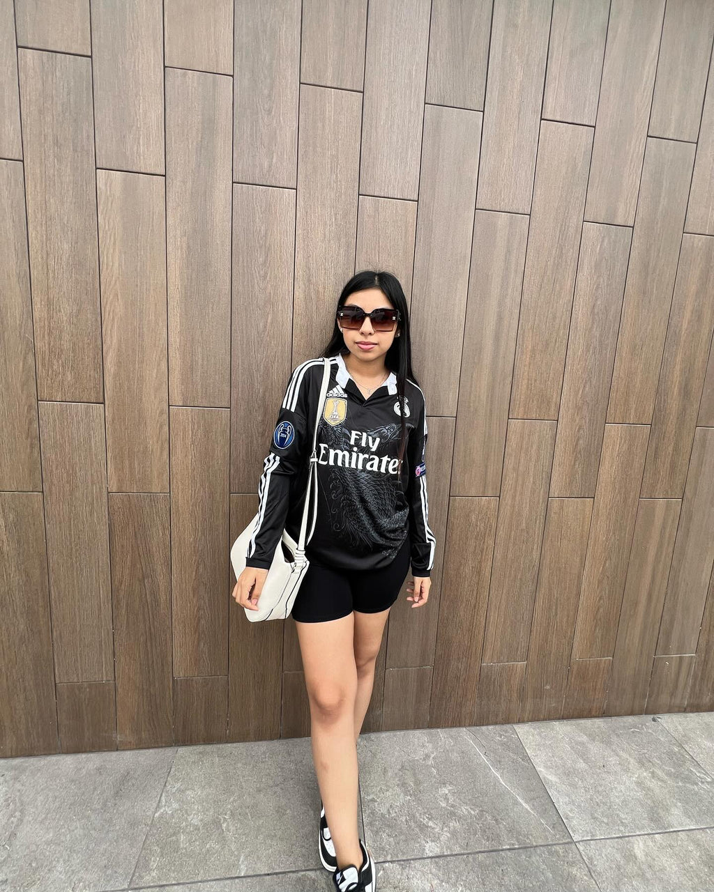 RONALDO #7 2014/2015 Real Madrid NEGRA MANGA LARGA