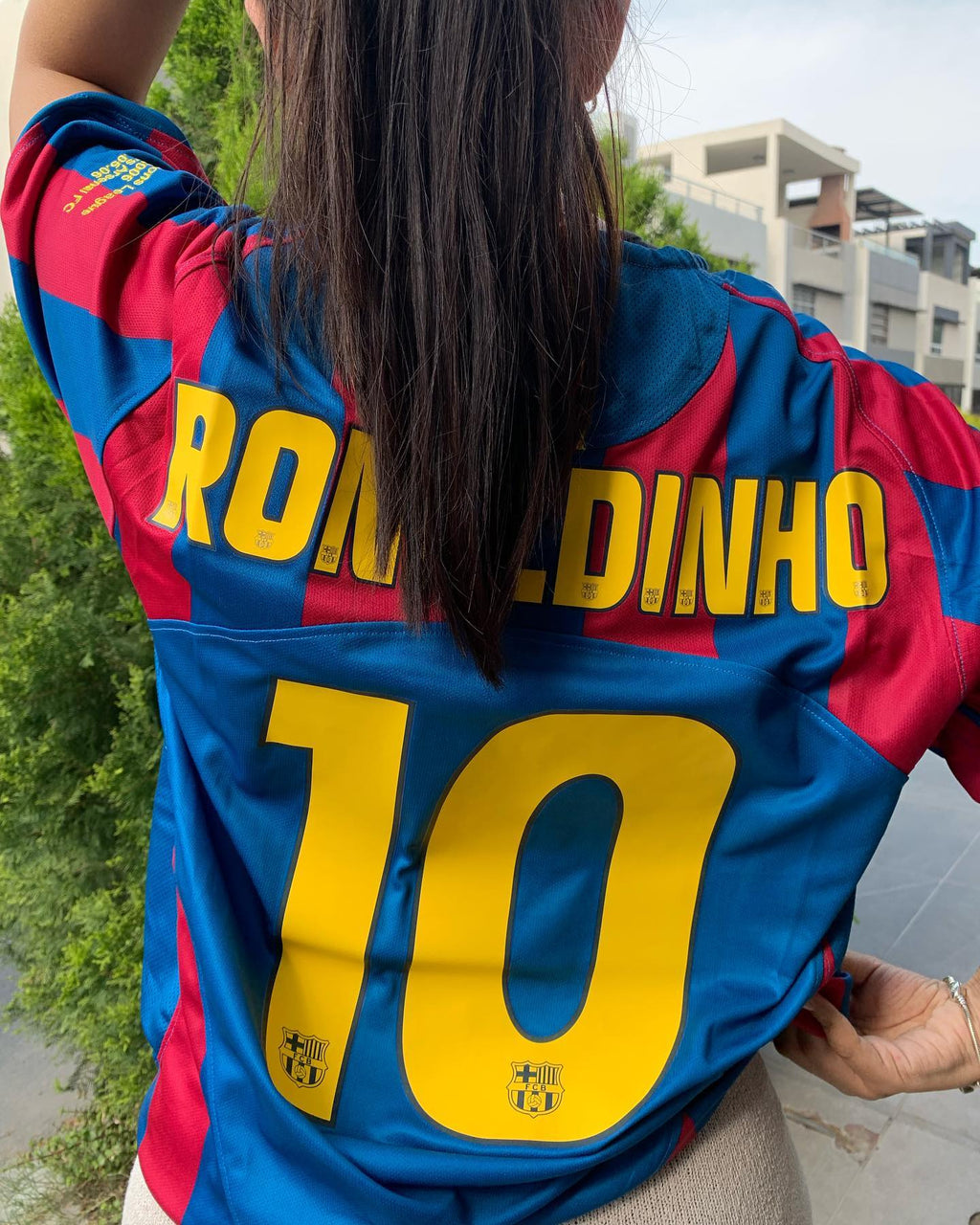 Ronaldinho #10 Barcelona  2005-2006 Vintage Final UCL