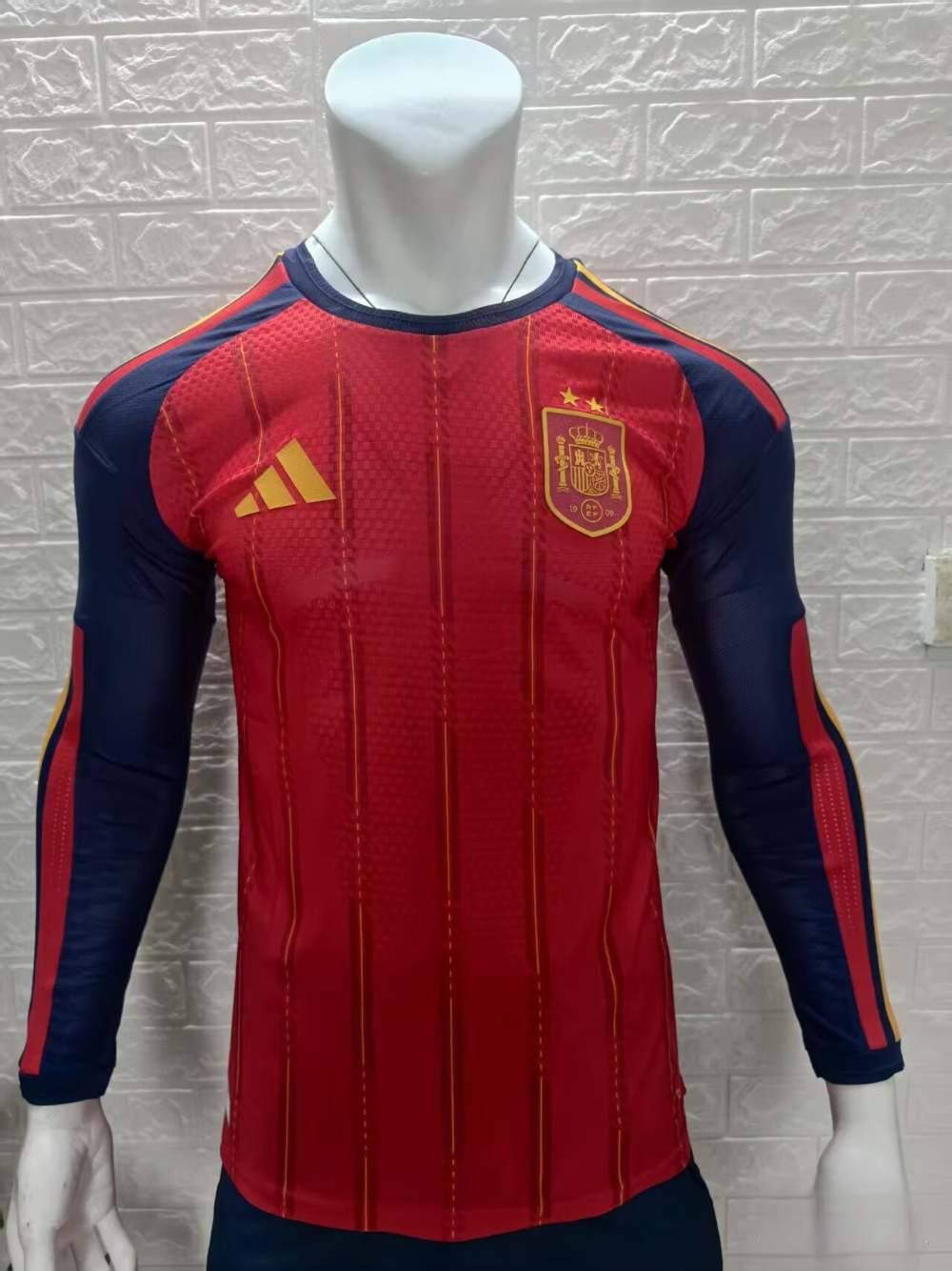 ESPAÑA 2026 LOCAL JUGADOR MANGA LARGA (MUNDIAL) DOS ESTRELLAS⭐️⭐️
