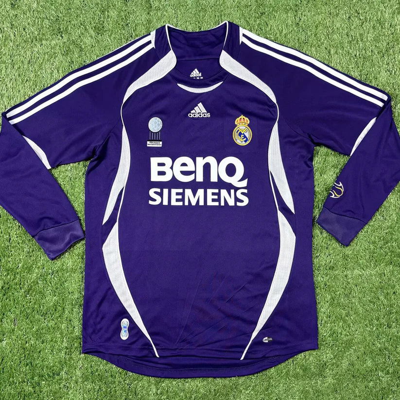 REAL MADRID VISITANTE 2006-2007 LOCAL MANGA LARGA
