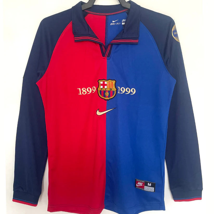 RIVALDO #11BARCELONA  1998/1999 LOCAL MANGA LARGA