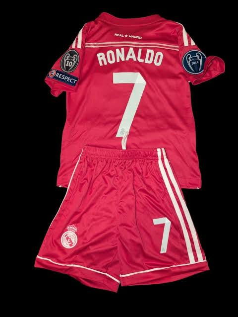 RONALDO #7 REAL MADRID 2014-2015 VISITANTE KID'S
