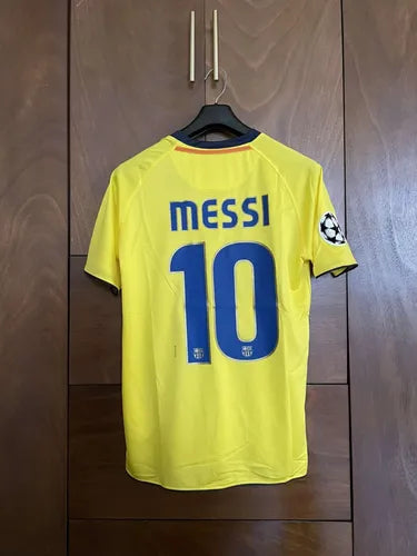 MESSI #10 BARCELONA  2008/2009 VISITANTE MANGA LARGA