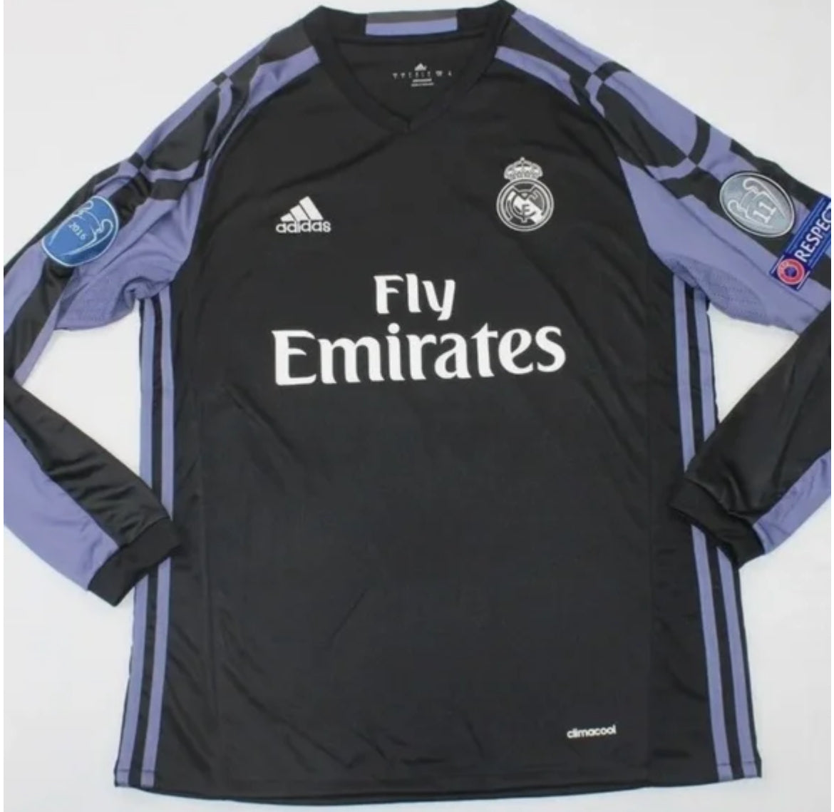 RONALDO #7 REAL MADRID TERCERA 2016/2017 MANGA LARGA