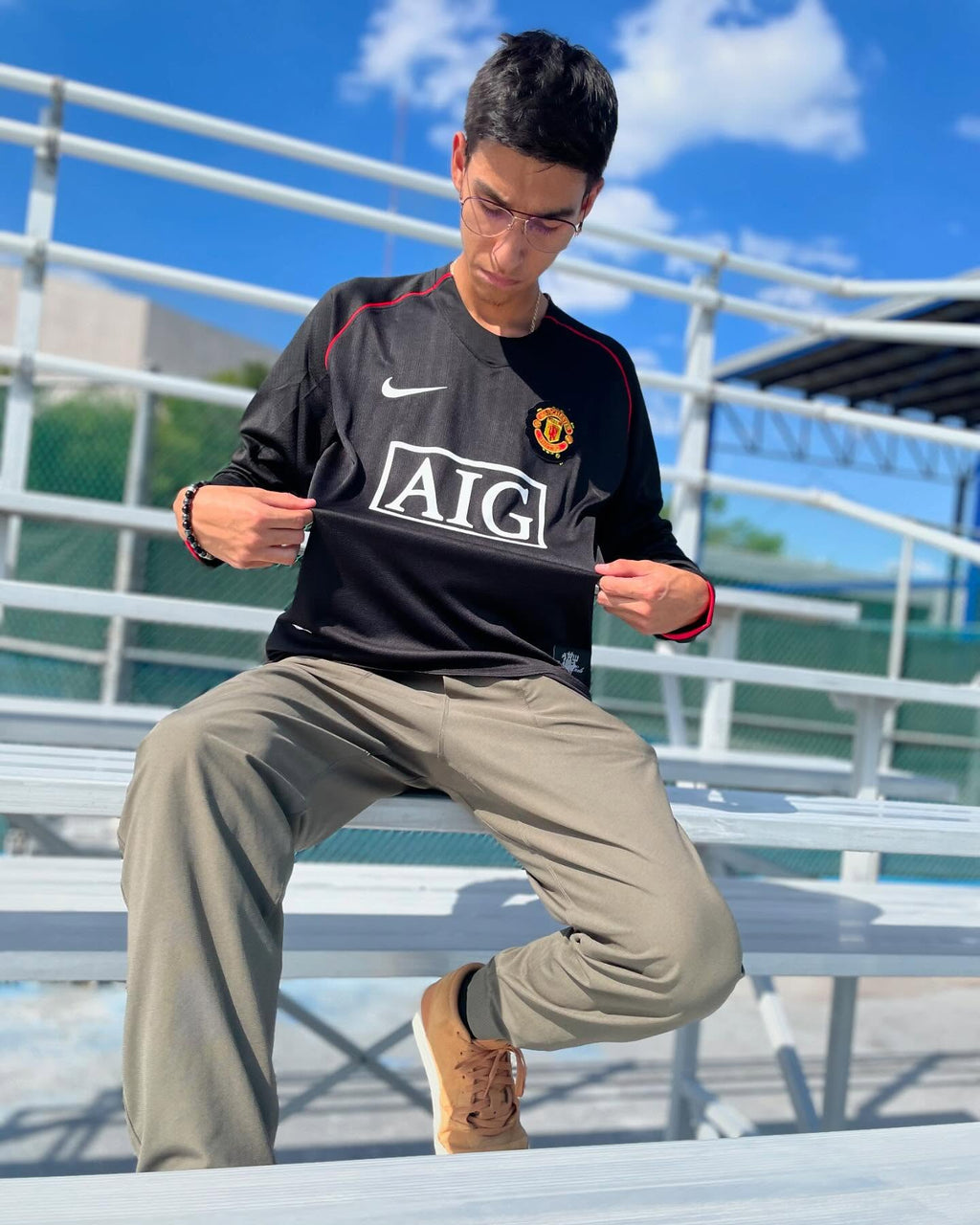 Ronaldo 2008 - MANCHESTER UNITED Manga Larga Visitante