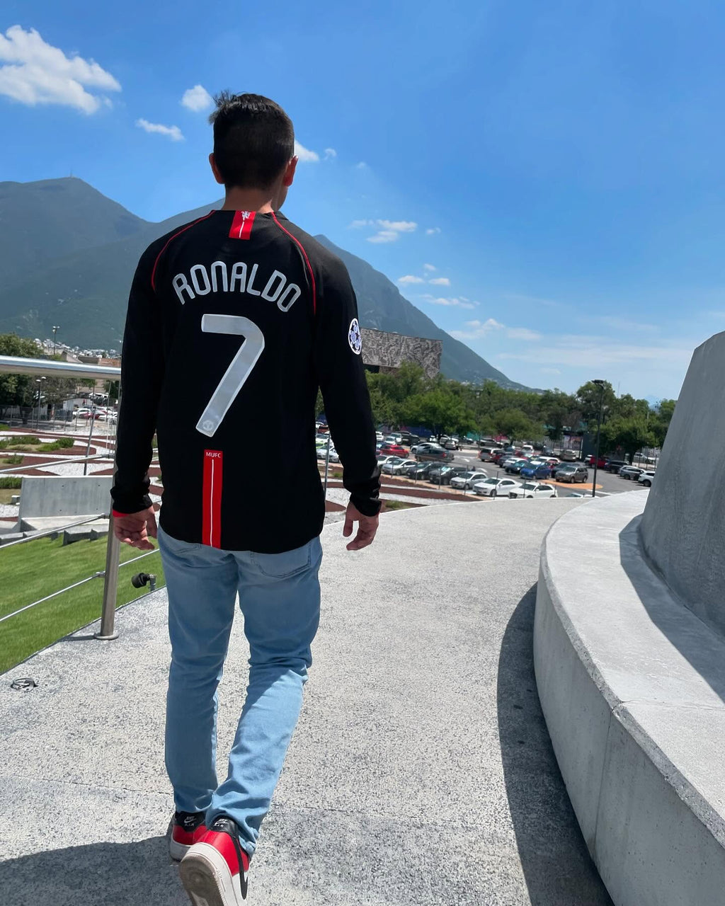 Ronaldo 2008 - MANCHESTER UNITED Manga Larga Visitante