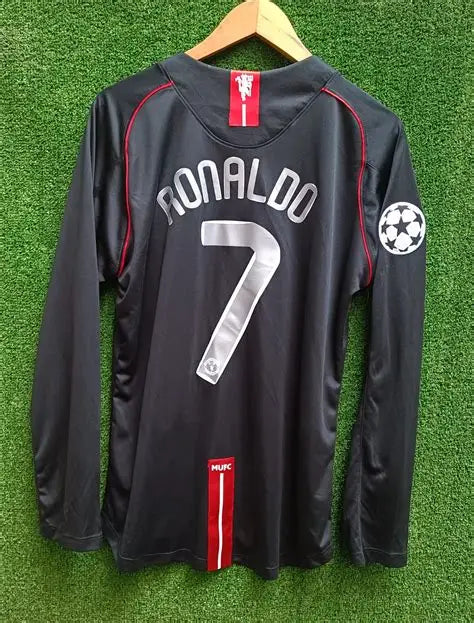 RONALD0 #7 MANCHESTER UNITED 2007/2008 JERSEY MANGA LARGA