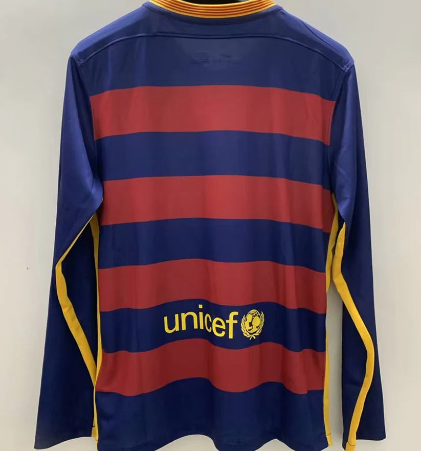 MESSI #10 BARCELONA  2015/2016 LOCAL MANGA LARGA (NEYMAR JR.)