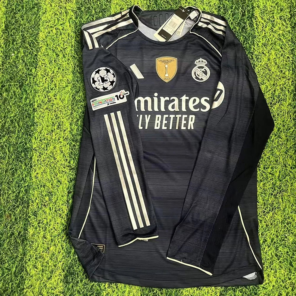 Real Madrid  2025-26 VISITANTE MANGA LARGA JUGADOR