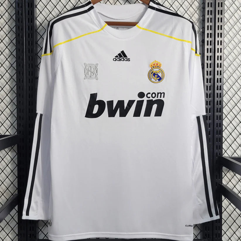 REAL MADRID VISITANTE 2009-2010 LOCAL MANGA LARGA