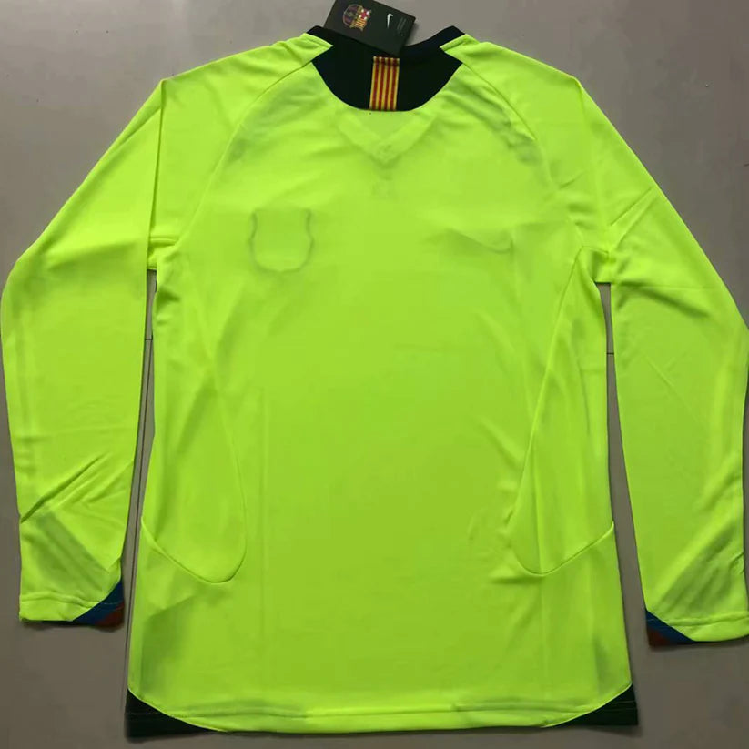 RONALDINHO #10 BARCELONA  2005/2006 VISITANTE MANGA LARGA