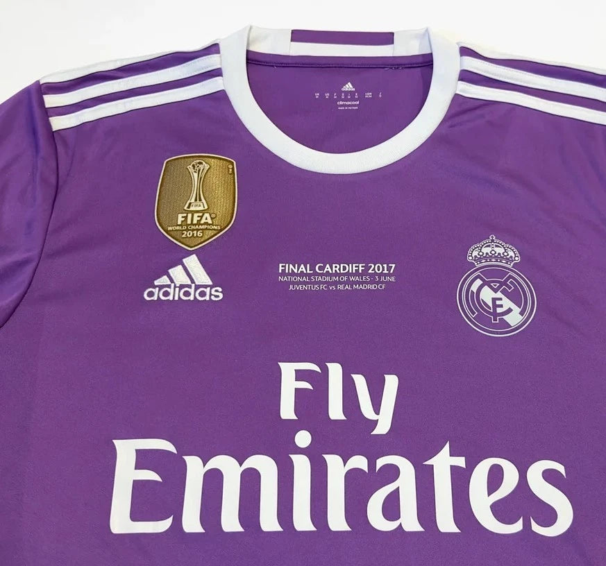 RONALDO#7 REAL MADRID 2016/2017 JERSEY MANGA LARGA