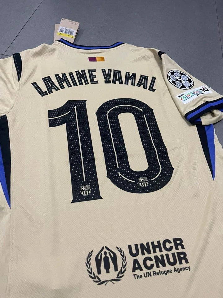 Barcelona 2025-26 VISITANTE MANGA CORTA AFICIONADO LAMINE YAMAL#10