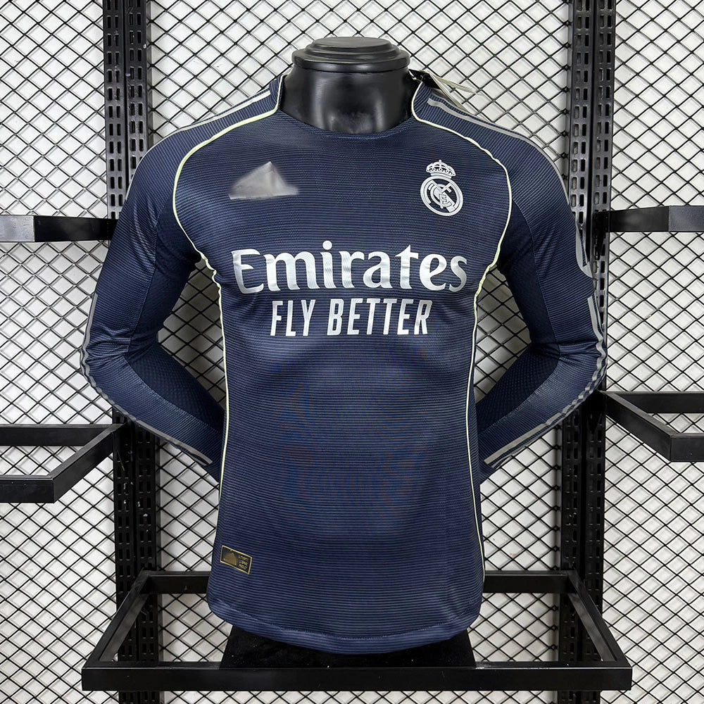 Real Madrid  2025-26 VISITANTE MANGA LARGA JUGADOR