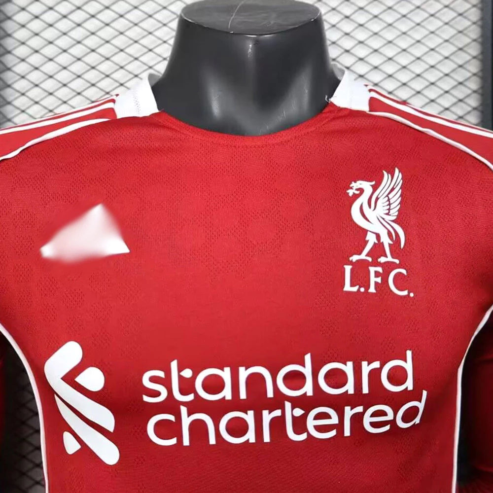 LIVERPOOL  2025-26 LOCAL JERSEY JUGADOR MANGA LARGA
