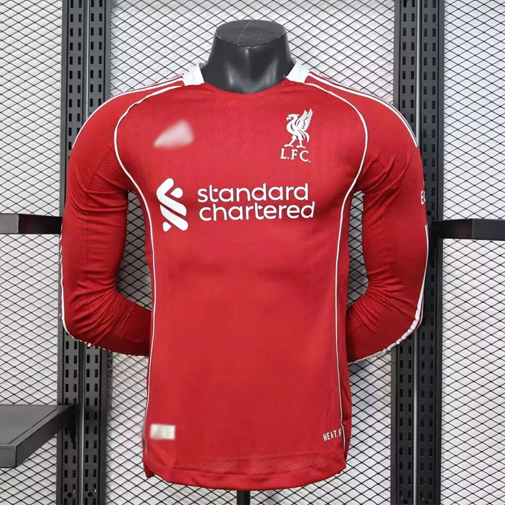 LIVERPOOL  2025-26 LOCAL JERSEY JUGADOR MANGA LARGA