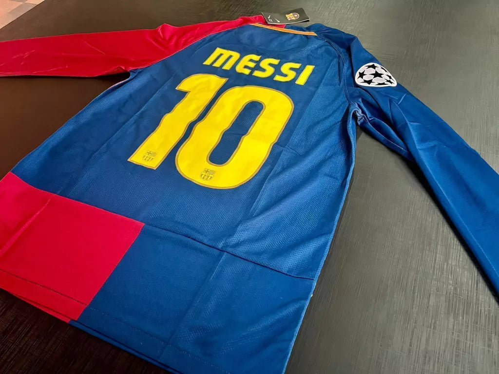 MESSI#10 Barcelona  2009 Final UCL MANGA LARGA